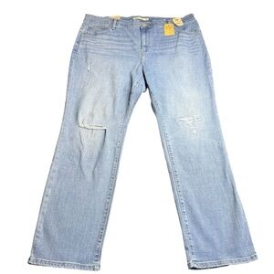 NWT Levis 724 High Rise Slim Straight Plus Size Jeans Womens 20w M